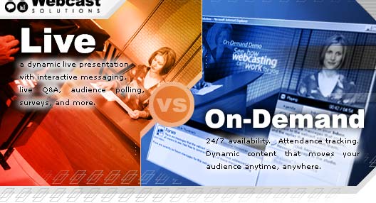 Live and On-Demand Webcasting